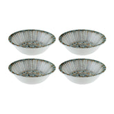 Bonna China Luca Mosaic Matte dia.6.25" h:2" 13 oz. Round Decorated Porcelain Bowl (Set of 4)