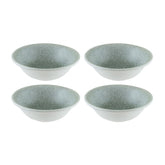 Bonna China Luca Ocean Matte dia.6.25" h:2" 13 oz. Round Blue Porcelain Bowl (Set of 4)