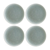 Luca Ocean Matte dia.10.5" Round Blue Vitrified Plate (Set of 4)