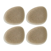 Luca Salmon Matte 7.5" x 6" Organic Salmon Vitrified Plate (Set of 4)