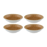 Luca Salmon Matte dia.6.25" h:2" 13 oz. Round Brown Vitrified Bowl (Set of 4)