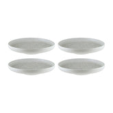 Bonna China Luna dia.4" h:0.75" 4 oz. Round White Porcelain Bowl (Set of 4)