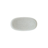 Luna Bonna 12" x 6.25" x h:0.75" Oval White Vitrified Platter (1 each)