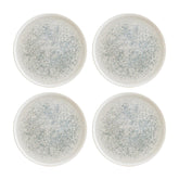 Luna Ocean dia.6.25" Round Decorated Vitrified Plate (Set of 4)