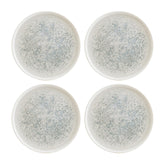 Bonna China Luna Ocean dia.8.75" Round Blue Porcelain Plate (Set of 4)