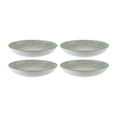 Bonna China Sway dia.9" h:2" 34 oz. Round Decorated Porcelain Bowl (Set of 4)