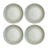 Sway dia.7.5" Round Decorated Vitrified Plate (Set of 4)