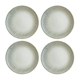 Sway dia.8.25" Round Decorated Vitrified Plate (Set of 4)