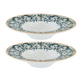 Viento dia.11" h:2.5" 14 oz. Round Decorated Vitrified Bowl (Set of 2)