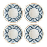 Bonna China Viento dia.9" Round Decorated Porcelain Plate (Set of 4)