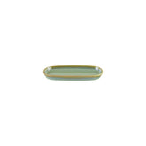 Sage 8.5" x 4" x h:0.75" Oval Green Vitrified Platter (1 each)
