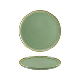 Bonna China Sage dia.11" Round Green Porcelain Plate