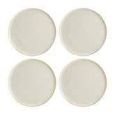 Bonna China Sand dia.6.25" Round Beige Porcelain Plate (Set of 4)