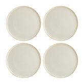 Sand dia.6.25" Round Beige Vitrified Plate (Set of 4)
