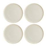 Bonna China Sand dia.8.75"  Round Beige Porcelain Plate (Set of 4)