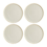 Sand dia.8.75" Round Beige Vitrified Plate (Set of 4)
