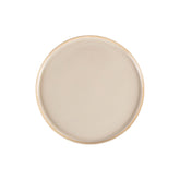 Sand dia.11" Round Beige Vitrified Plate (1 each)