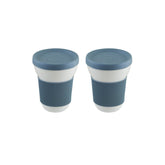 Softline dia.3.75" h:4.75" 12 oz. Round White Vitrified Mug (Set of 2)