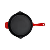 Turgla Cast Iron dia.11" h:2" Round Red Cast Iron Skillet (1 each)