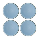Sky dia.6.25" Round Blue Vitrified Plate (Set of 4)