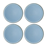 Bonna China Sky dia.8.75" Round Blue Porcelain Plate (Set of 4)