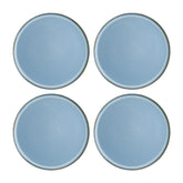 Sky dia.8.75" Round Blue Vitrified Plate (Set of 4)