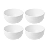 Santa Monica Round White Porcelain Bowl dia. 4.25" h:2" 8 oz. (Set of 4)