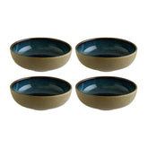 Sphere Ocean dia.5.5" h:2" 15 oz. Round Blue Vitrified Bowl (Set of 4)