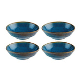 Sapphire dia.6.75" h:2.5" 24 oz. Round Blue Vitrified Bowl (Set of 4)