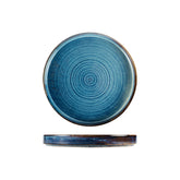 Bonna China Sapphire dia.11" Round Blue Porcelain Plate