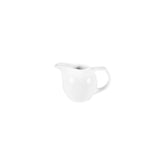 Saturn dia.4" h:2.75" 5 oz. Round White Porcelain Creamer (1 each)