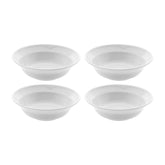 Saturn Round White Porcelain Bowl dia.6" h:1.5" 12 oz. (Set of 4)