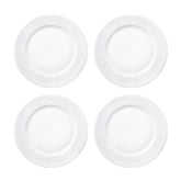 Saturn dia.8.5" Round White Porcelain Plate (Set of 4)