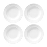Saturn dia.9" h:1.5" 8 oz. Round White Porcelain Bowl (Set of 4)