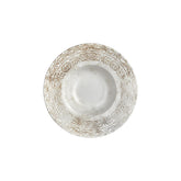 Antico dia.11" h:0" 16 oz. Round Brown Vitrified Deep Plate (Set of 2)