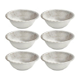 Antico dia.6.25" h:2.25" 17 oz. Round Brown Vitrified Bowl (Set of 6)