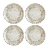 Antico dia.8.25" Round Brown Vitrified Plate (Set of 4)