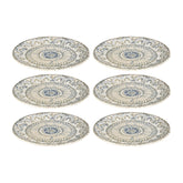 Azora dia.10.75" Round Decorated Vitrified Plate (Set of 6)