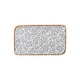 Edera 13.75" x 6.25" x h:0" Rectangular Blue Vitrified Platter (1 each)