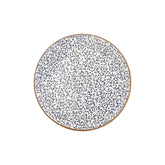 Edera dia.12.5" x 12.5" Round Blue Vitrified Pizza Plate (Set of 6)
