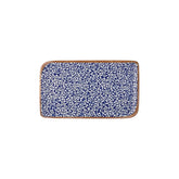 Edera Cobalt 11.75" x 7" x h:0" Rectangular Blue Vitrified Platter (1 each)
