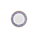 Edera Cobalt dia.9" h:0" 34 oz. Round Blue Vitrified Deep Plate (Set of 2)