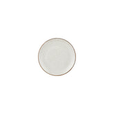 Dust dia.6.75" Round Beige Vitrified Plate (Set of 4)