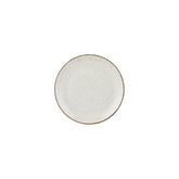 Dust dia.8.25" Round Beige Vitrified Plate (Set of 4)