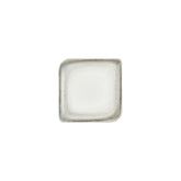 Ephyra 7.5" x 7.5" Square Gray Vitrified Plate (Set of 4)