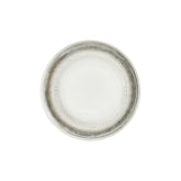 Ephyra dia.11.75" Round Gray Vitrified Plate (Set of 6)