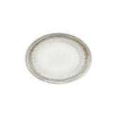 Ephyra 12.25" x 9.5" x h:1" Oval Gray Vitrified Platter (1 each)