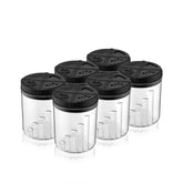 Spice Shaker Set With Adjustable Lid (Set of 6)