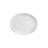 Glacier 12.25" x 9.5" x h:1" Oval Warm White Vitrified Platter (1 each)