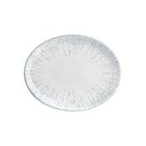 Glacier 14.25" x 11" x h:1.25" Oval Warm White Vitrified Platter (1 each)